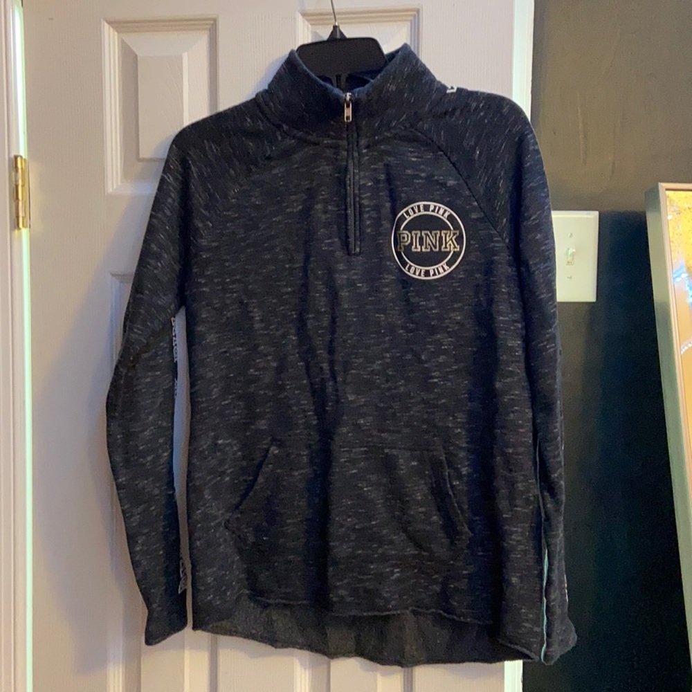 PINK Quarter-zip Sweater